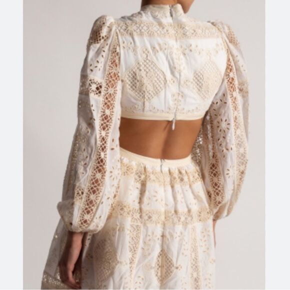 NWOT zimmermann cotton cut out dress - Picture 3 of 10